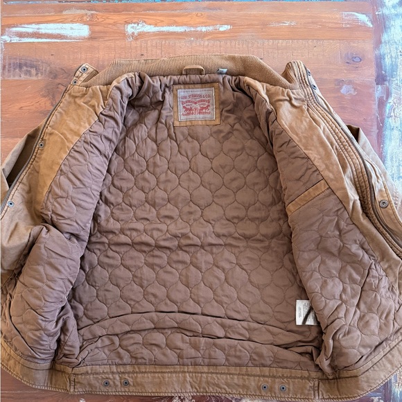 LEVI’S Full Zip/Snap Garment Dyed Barn Coat!  NWTS   M - Picture 4 of 10